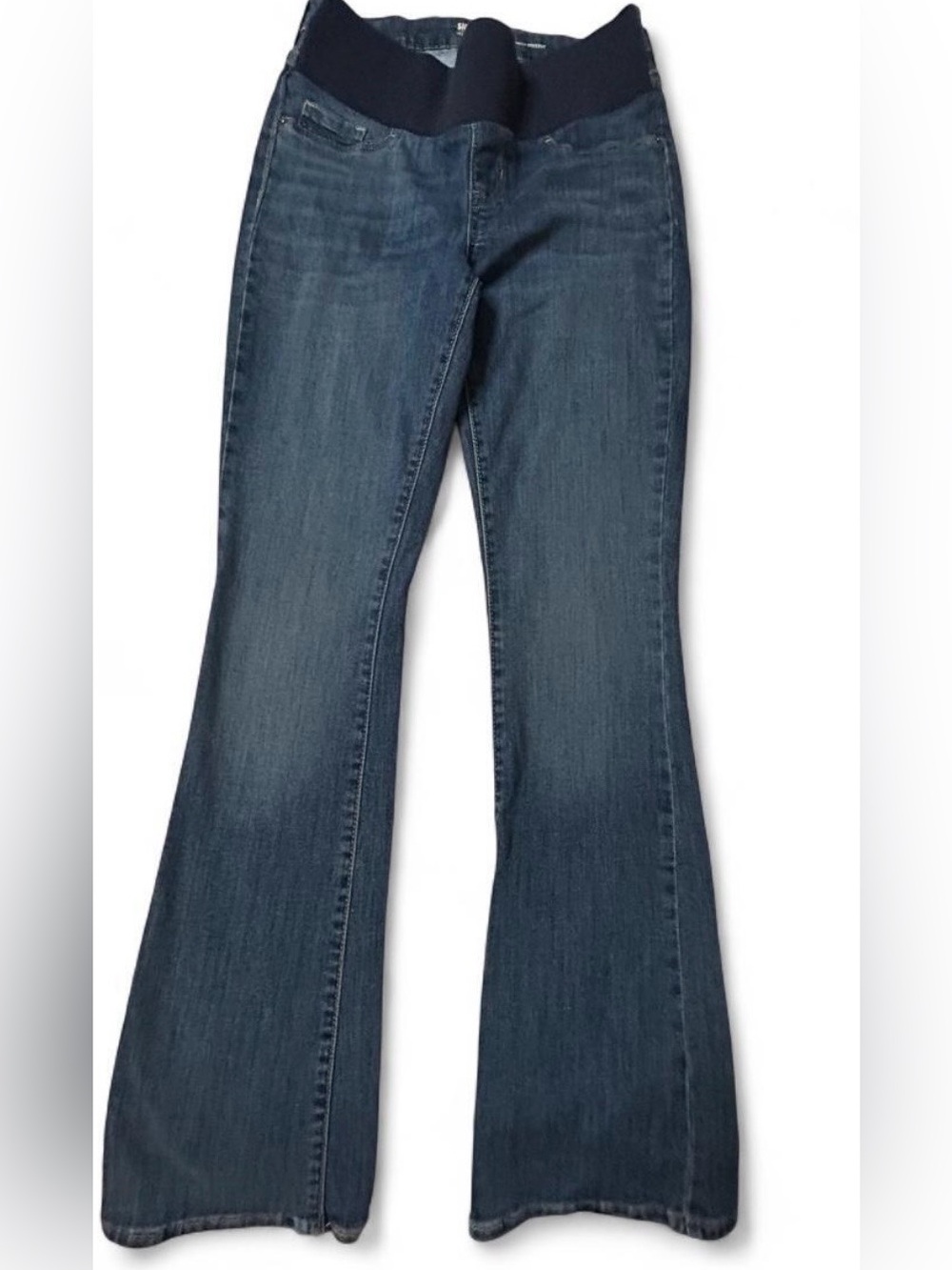 Levi's Women's maternity  Flare Jeans in Dark Blue Wash
